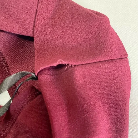 B. Darling A Line Mini Dress in Burgundy Sz 4 - Picture 8 of 9